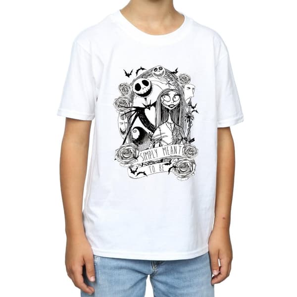 Disney Boys Nightmare Before Christmas Simply Meant To Be T-Shirt