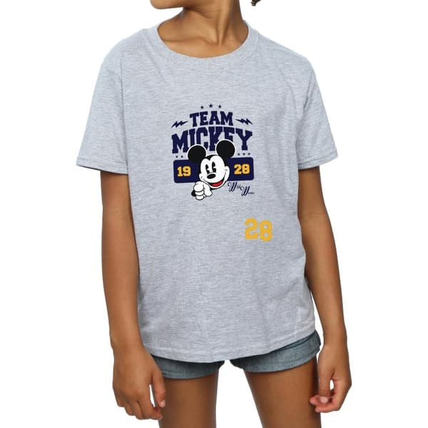Disney Musse Pigg Team Musse T-shirt i bomull för flickor