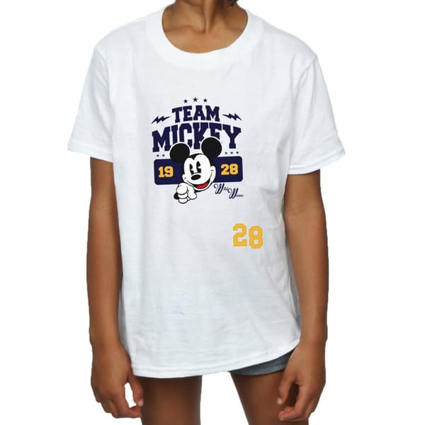 Disney Musse Pigg Team Musse T-shirt i bomull för flickor