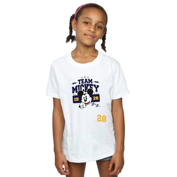Disney Musse Pigg Team Musse T-shirt i bomull för flickor