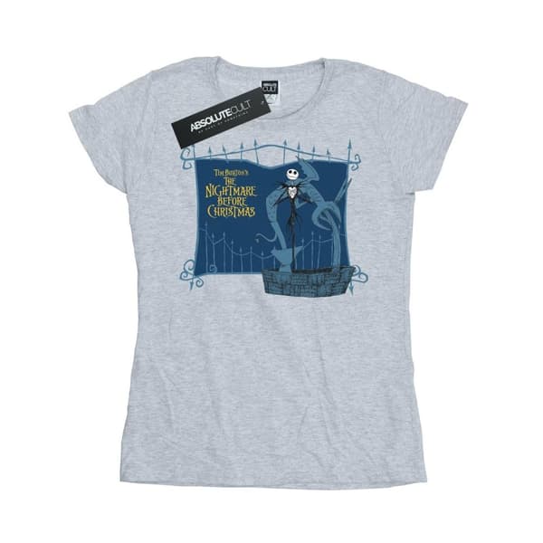 Disney Womens/Ladies Nightmare Before Christmas Jack And The Well Cotton T-Shirt