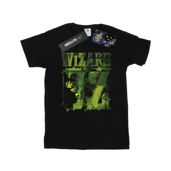 The Wizard Of Oz Girls Wicked Witch Logo Cotton T-Shirt Black 7-8 Years