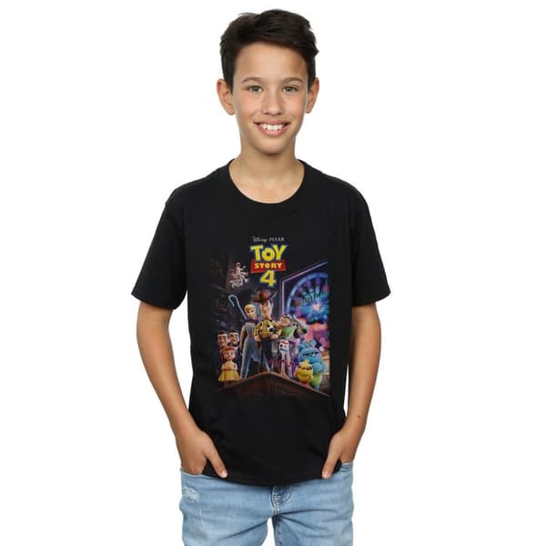 Disney Pojkar Toy Story 4 Crew Poster T-shirt