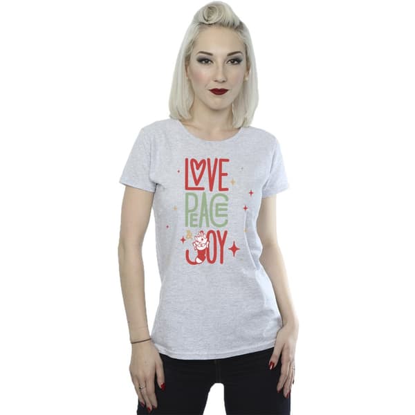 Disney Womens/Ladies The Aristocats Marie Love Peace Joy Cotton T-Shirt