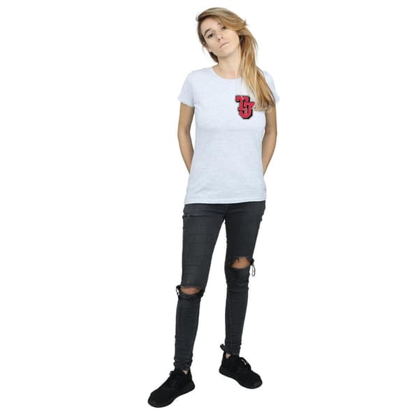 Tom And Jerry Dam/Tjej - Collegiate-logotyp i bomull