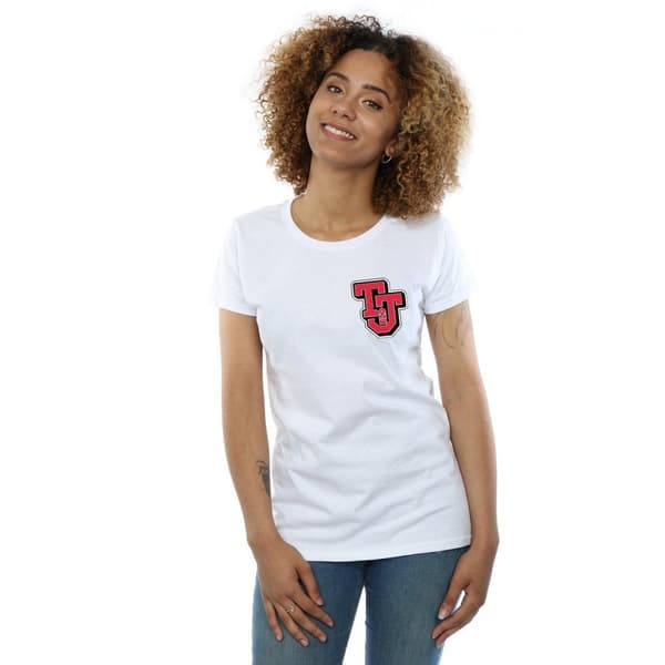 Tom And Jerry Dam/Tjej - Collegiate-logotyp i bomull