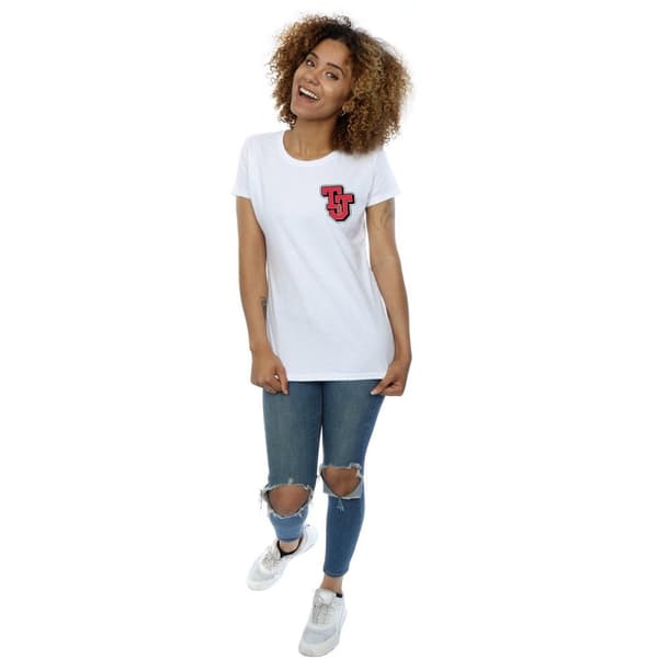 Tom And Jerry Dam/Tjej - Collegiate-logotyp i bomull