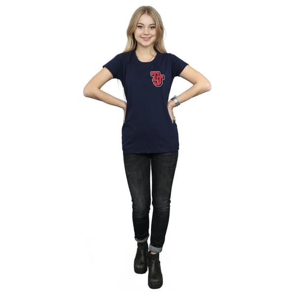 Tom And Jerry Dam/Tjej - Collegiate-logotyp i bomull