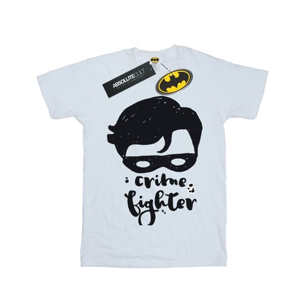 DC Comics T-shirt i bomull med skiss av Batman Crime Fighter för flickor