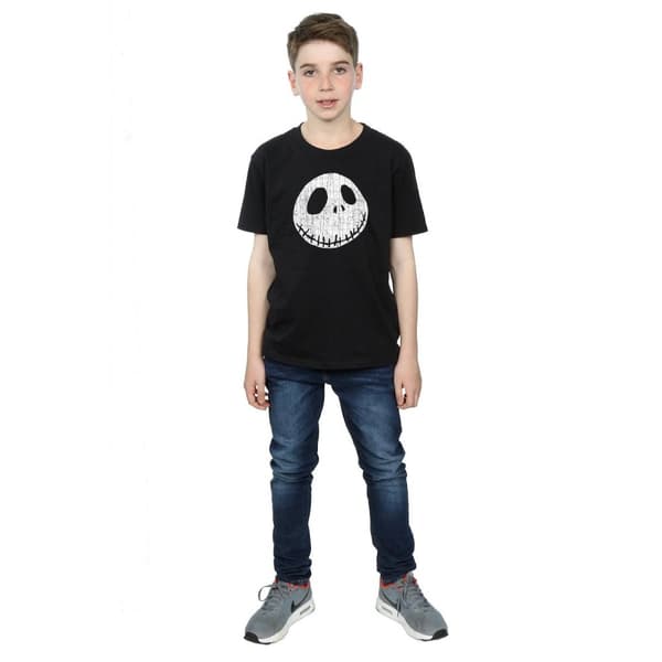 Disney Boys Nightmare Before Christmas Jack Cracked Face T-Shirt