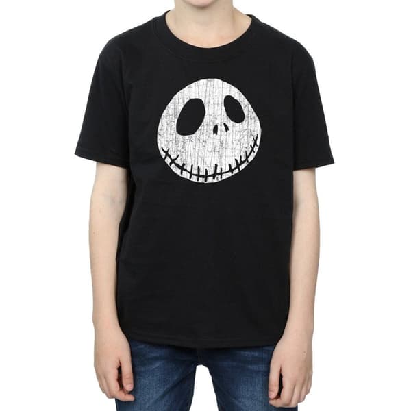 Disney Boys Nightmare Before Christmas Jack Cracked Face T-Shirt