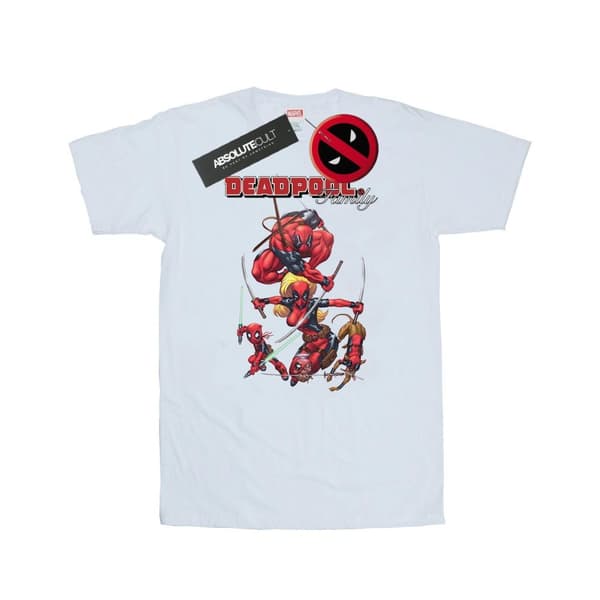 Marvel Mens Deadpool Family T-Shirt