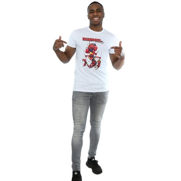 Marvel Deadpool-familjens t-shirt för herrar