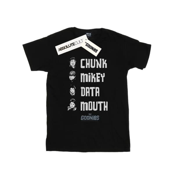 The Goonies Womens/Ladies Name List Cotton Boyfriend T-Shirt