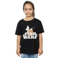 Miniatyrbild 2 av 3: Star Wars Mandalorian Mando And The Child Silhouette T-shirt i bomull för flickor