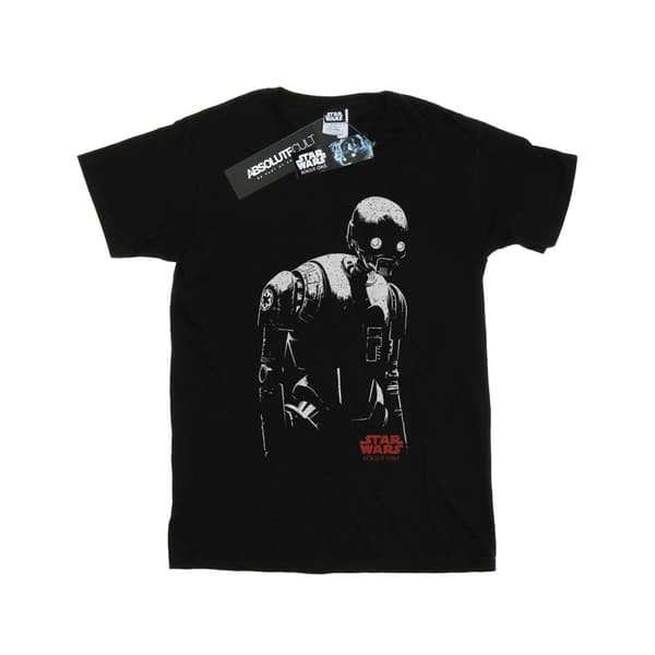 Star Wars Rogue One K-2SO bomulls-T-shirt för flickor