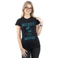 Miniatyrbilde 2 av 3: Disney Womens/Ladies Mickey Mouse Distressed Kick Mono Cotton T-Shirt
