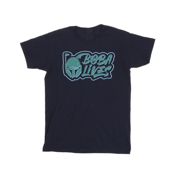Star Wars T-shirt i bomull med bröstkorg från boken om Boba Fett