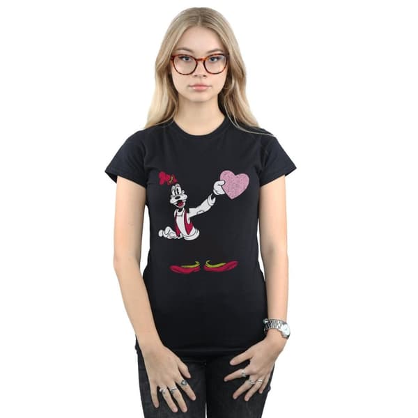 Disney Dam/Tjej - Goofy Love Heart T-shirt i bomull