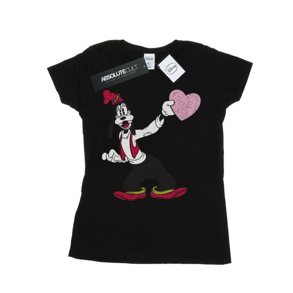 Disney Dam/Tjej - Goofy Love Heart T-shirt i bomull