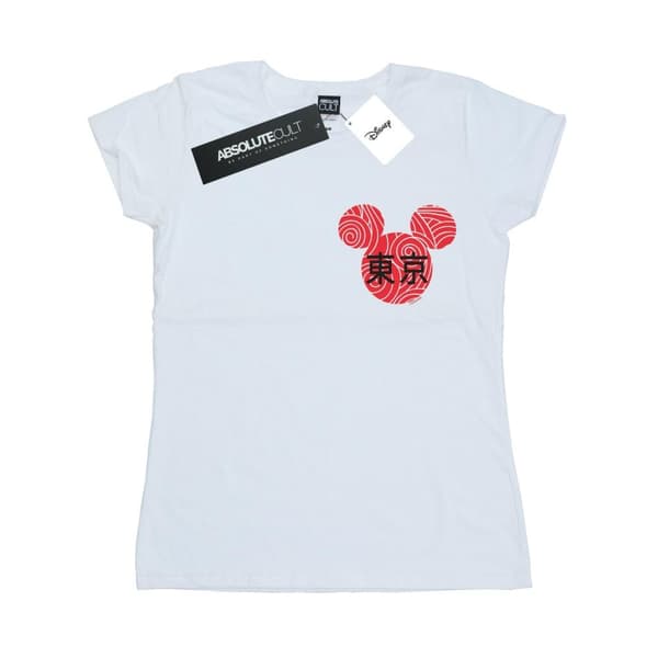 Disney Dam/Tjej Musse Pigg Symbol T-shirt i bomull