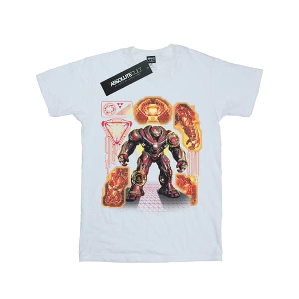 Marvel Girls Avengers Infinity War Hulkbuster Blueprint T-shirt i bomull