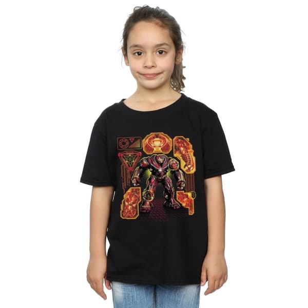 Marvel Girls Avengers Infinity War Hulkbuster Blueprint T-shirt i bomull