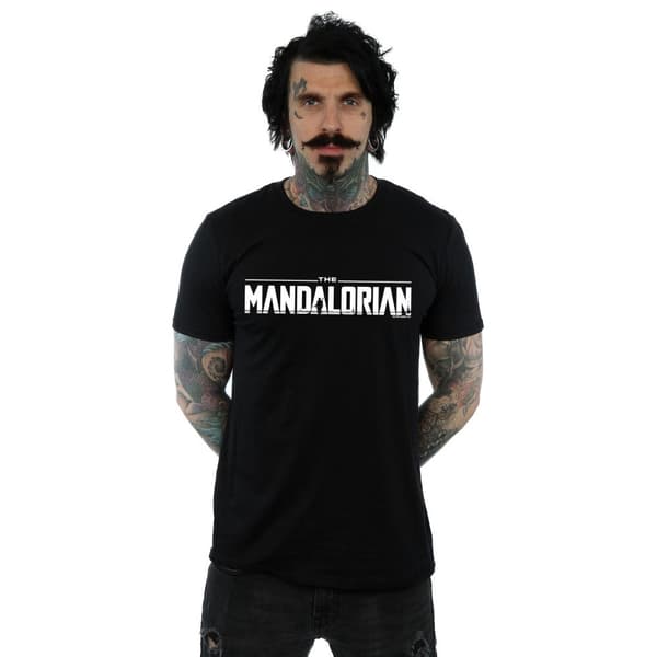Star Wars Mens The Mandalorian Logo T-Shirt