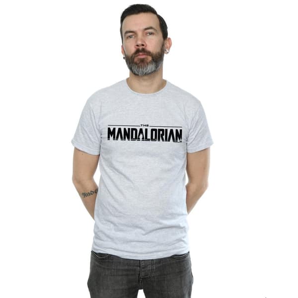 Star Wars Mens The Mandalorian Logo T-Shirt