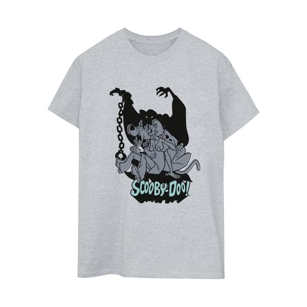 Scooby Doo Womens/Ladies Scared Jump Cotton Boyfriend T-Shirt