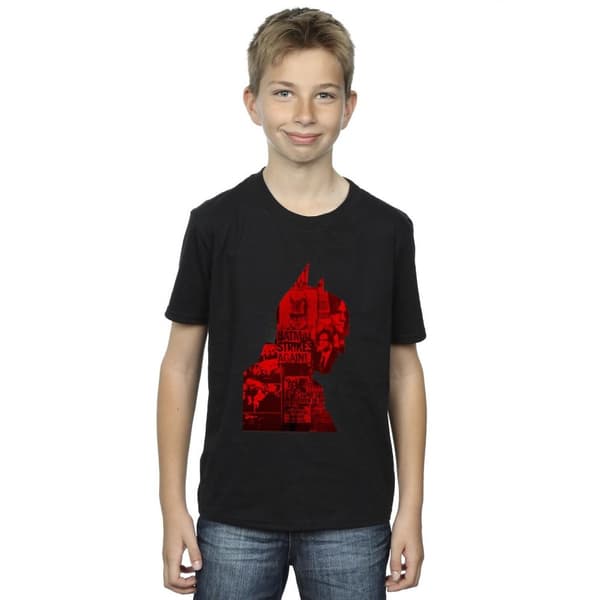 DC Comics Boys The Batman Collage Head T-Shirt
