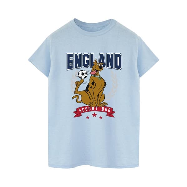 Scooby Doo Dam/dam England Football Boyfriend T-shirt i bomull