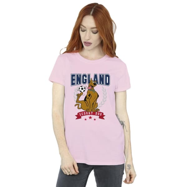 Scooby Doo Dam/dam England Football Boyfriend T-shirt i bomull