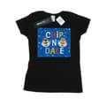 Miniatyrbild 1 av 3: Disney Dam/Tjej - Chip N Dale - T-shirt i bomull med blå ram