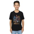 Miniatyrbillede 2 af 3: Star Wars Boys The Mandalorian Character Collage T-Shirt