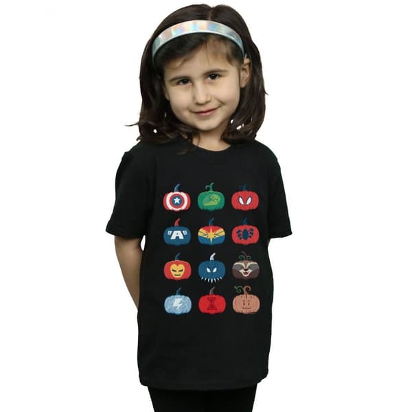 Marvel Girls Avengers Pumpkin Icons T-shirt i bomull