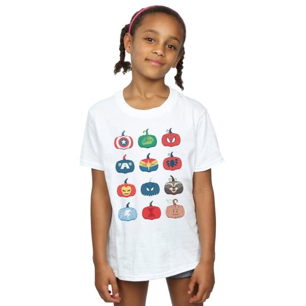 Marvel Girls Avengers Pumpkin Icons T-shirt i bomull