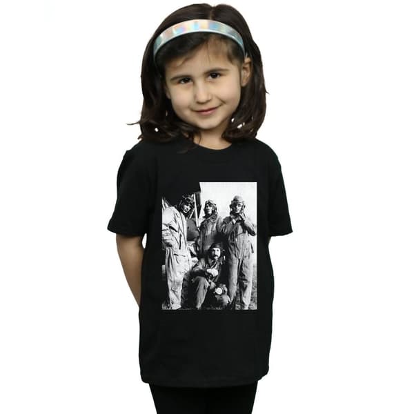 Pink Floyd T-shirt i bomull med flygplansfoto för flickor