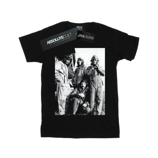 Pink Floyd T-shirt i bomull med flygplansfoto för flickor