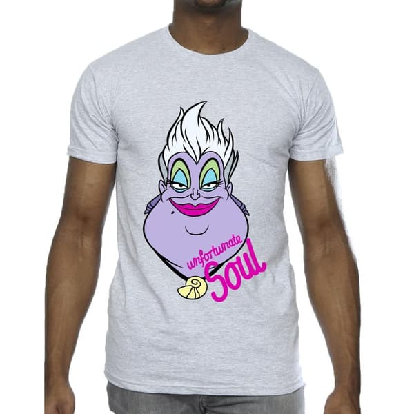 Disney Mens Villains Ursula Unfortunate Soul T-Shirt