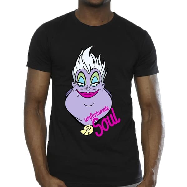 Disney Mens Villains Ursula Unfortunate Soul T-Shirt