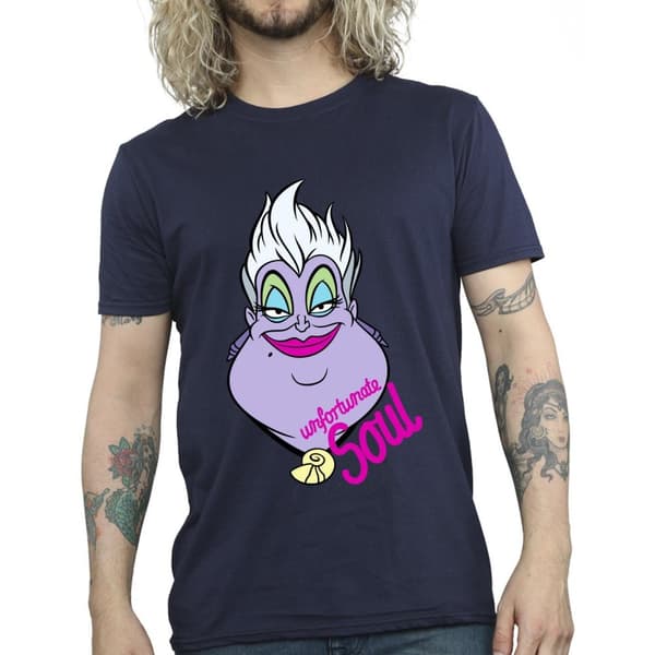 Disney Mens Villains Ursula Unfortunate Soul T-Shirt