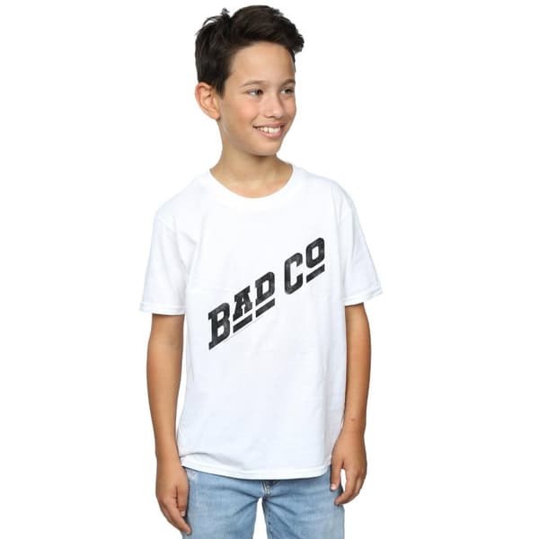 Bad Company T-shirt med nödställd logotyp för pojkar