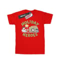 Miniatyrbild 1 av 3: DC Comics Dam/Tjej Justice League Christmas Delivery Boyfriend T-shirt i bomull