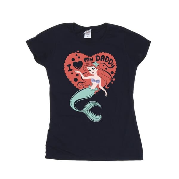 Disney Dam/Tjej Den lilla sjöjungfrun Love Daddy - T-shirt i bomull