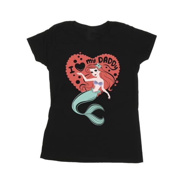 Disney Dam/Tjej Den lilla sjöjungfrun Love Daddy - T-shirt i bomull