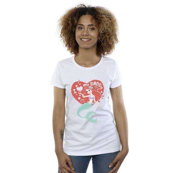 Disney Dam/Tjej Den lilla sjöjungfrun Love Daddy - T-shirt i bomull