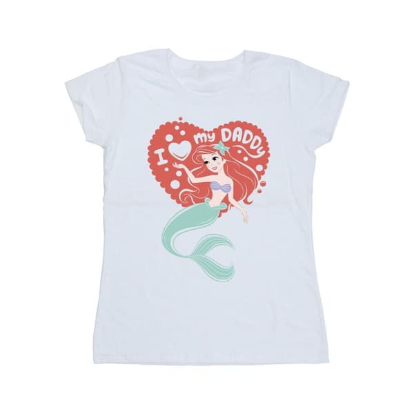 Disney Dam/Tjej Den lilla sjöjungfrun Love Daddy - T-shirt i bomull