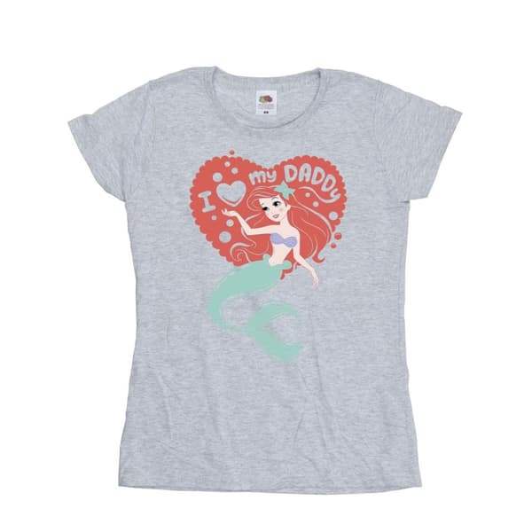 Disney Dam/Tjej Den lilla sjöjungfrun Love Daddy - T-shirt i bomull
