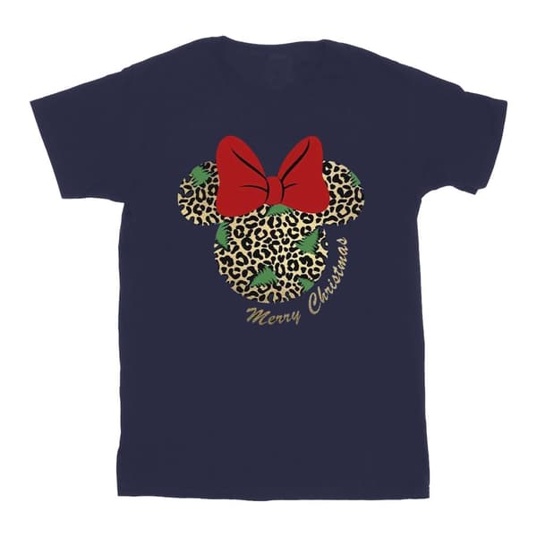 Disney Minnie Mouse Leopard Christmas T-shirt för herrar